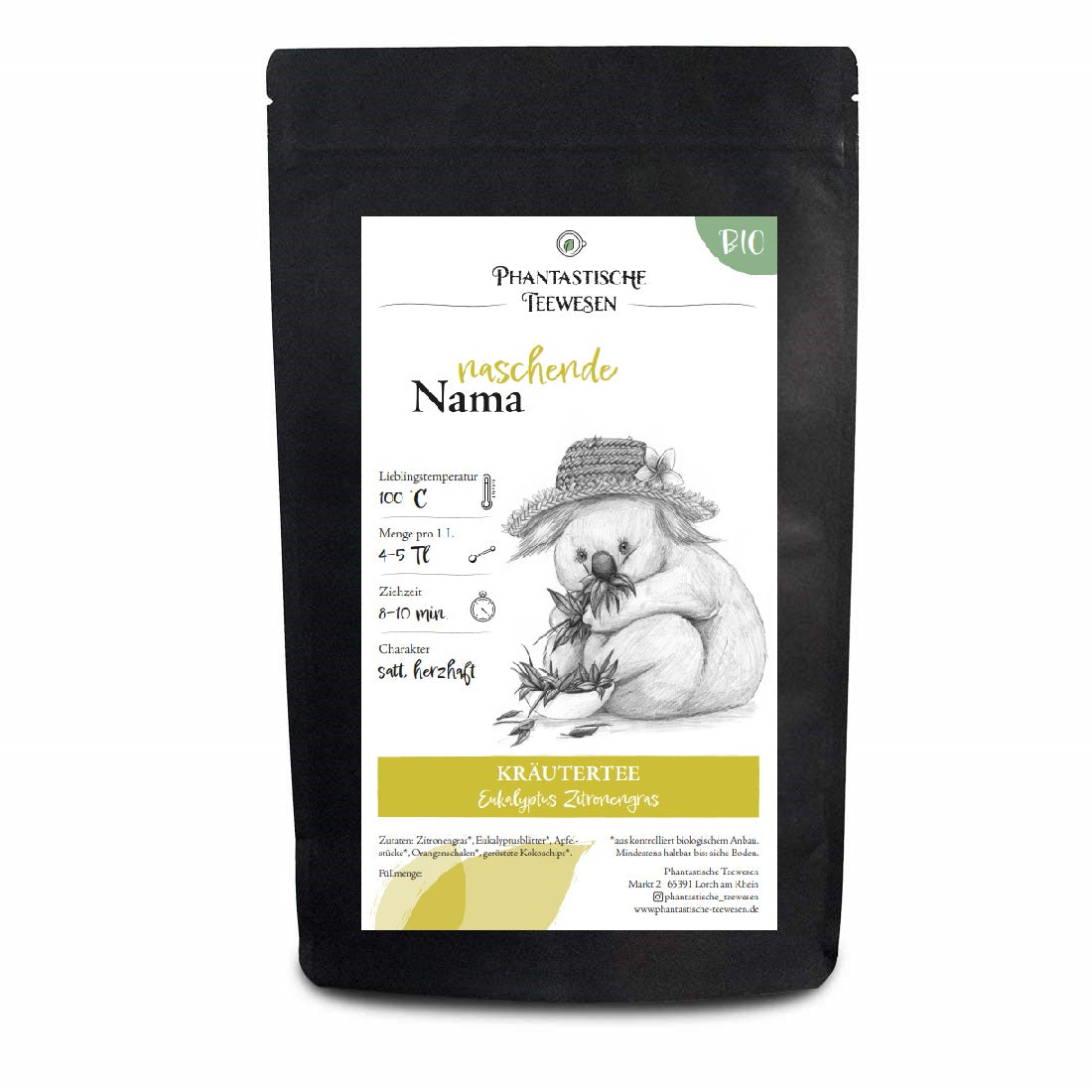 Naschende Nama - Kräutertee Eukalyptus & Zitronengras