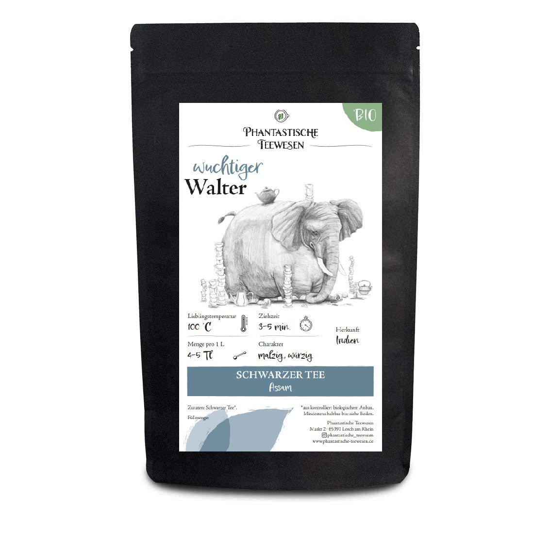 Wuchtiger Walter - Schwarztee Assam