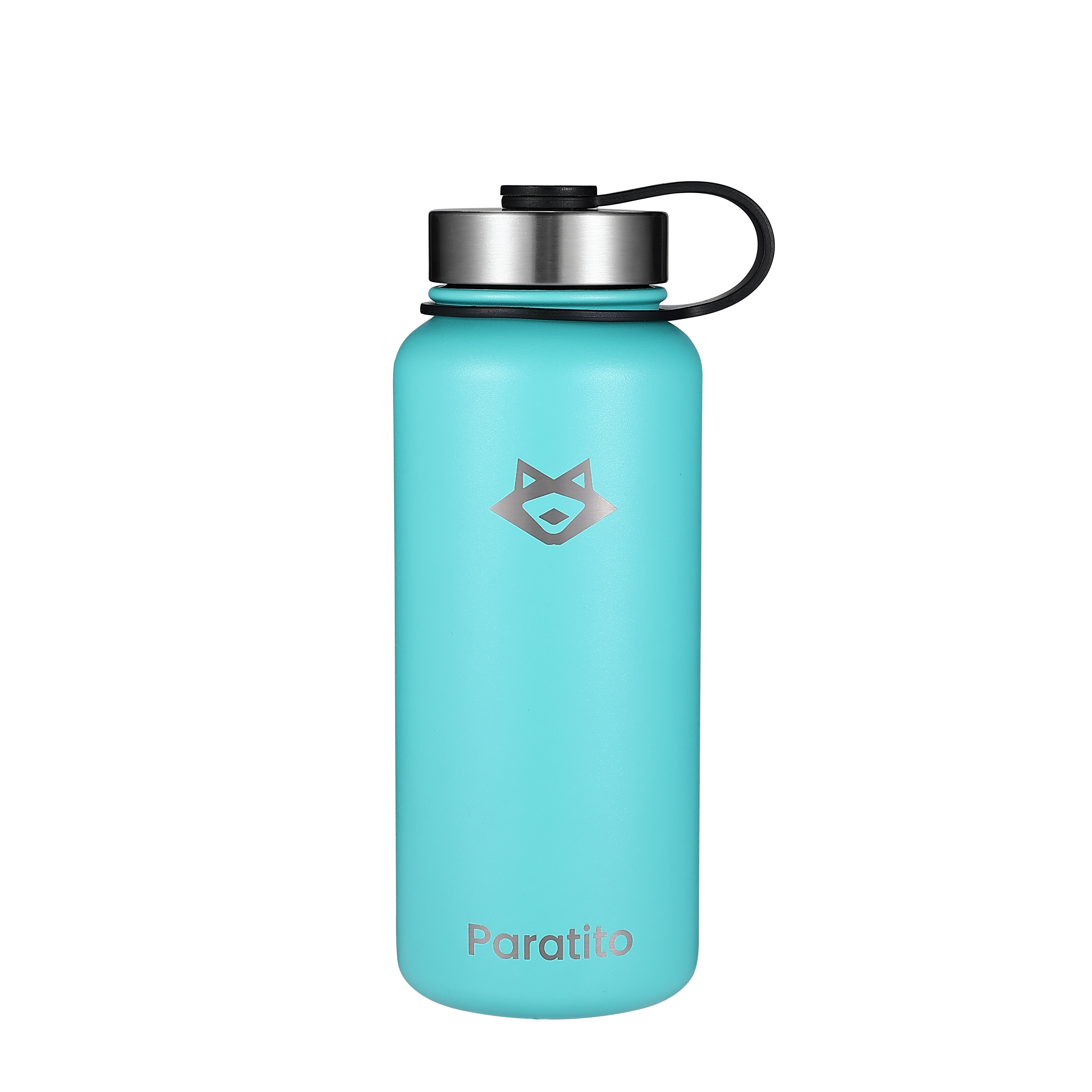 PARATITO Edelstahl-Thermosflasche in Pastell-Türkis