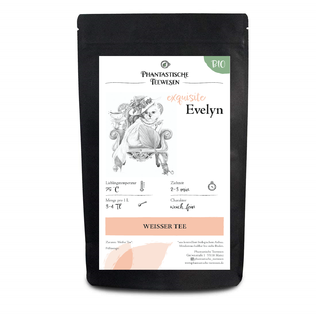 Exquisite Evelyn - Weißer Tee Snow Buds