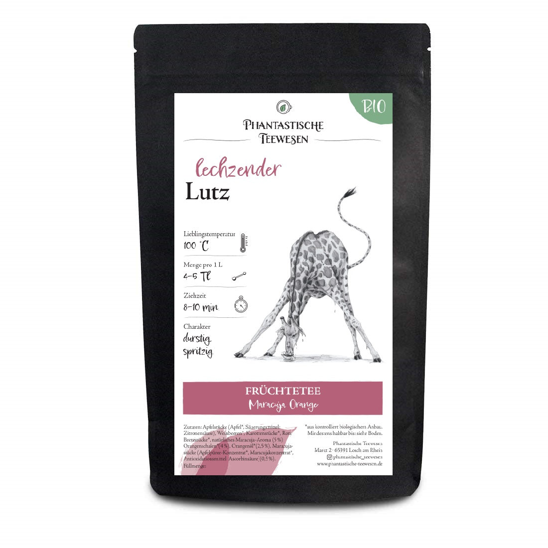 Lechzender Lutz - Früchtetee Maracuja Orange