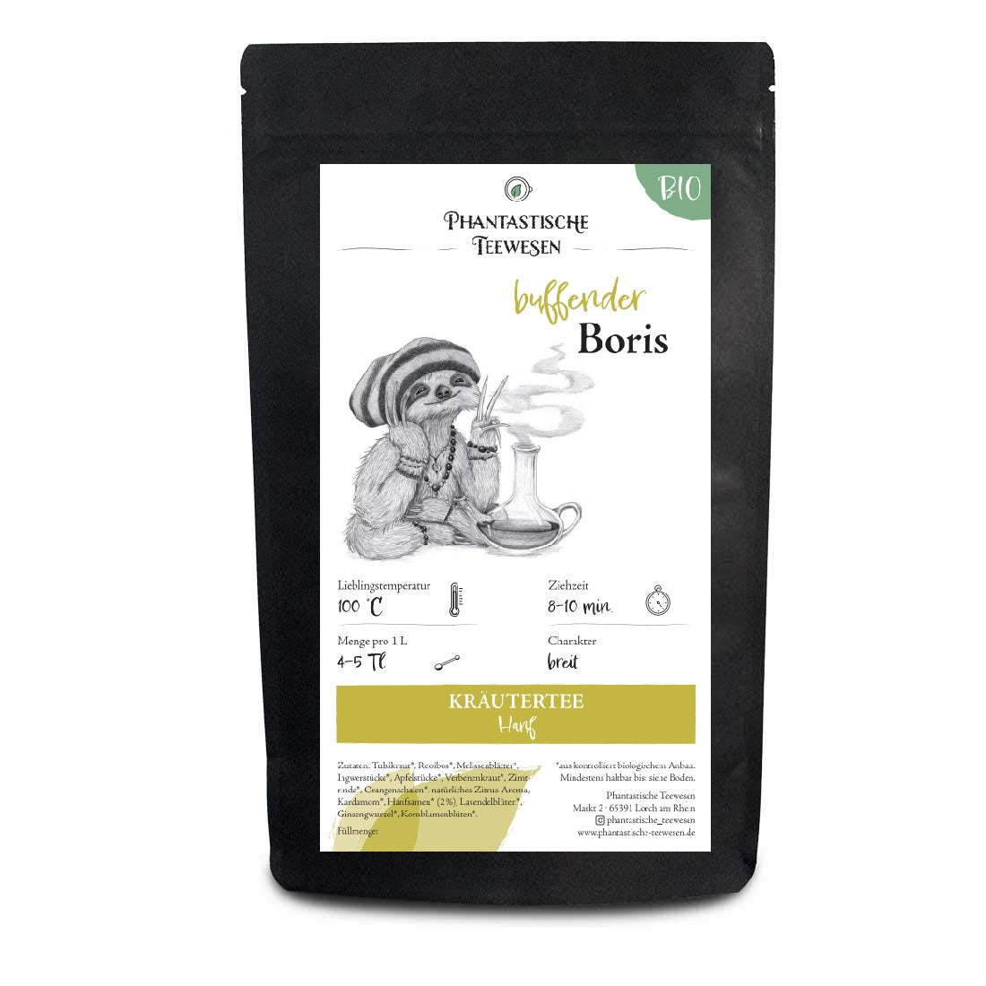 Buffender Boris - Kräutertee Hanf