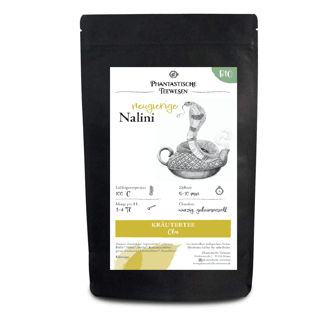Neugierige Nalini - Kräutertee Chai