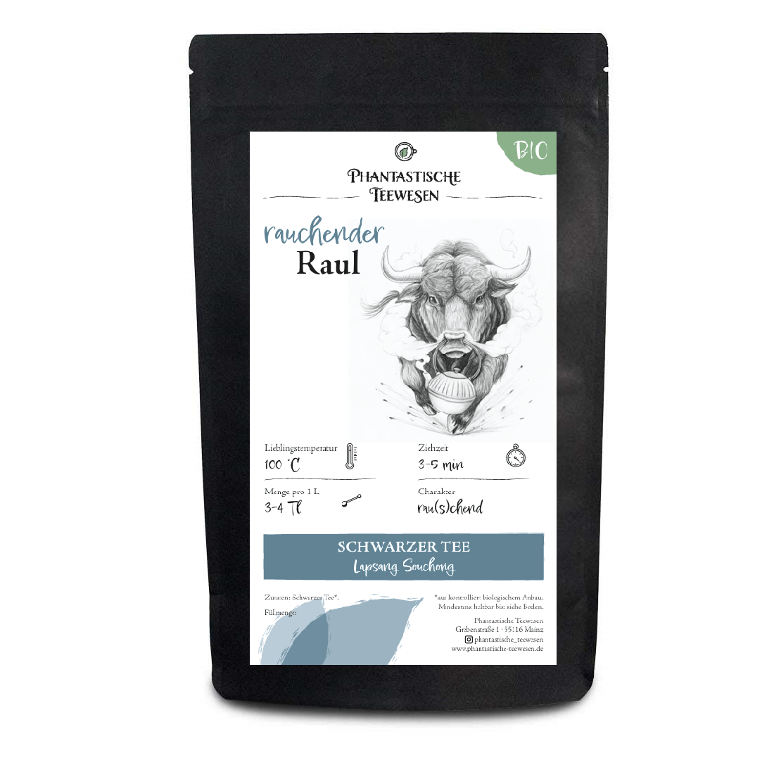 Rauchender Raul - Schwarztee Lapsang Souchong