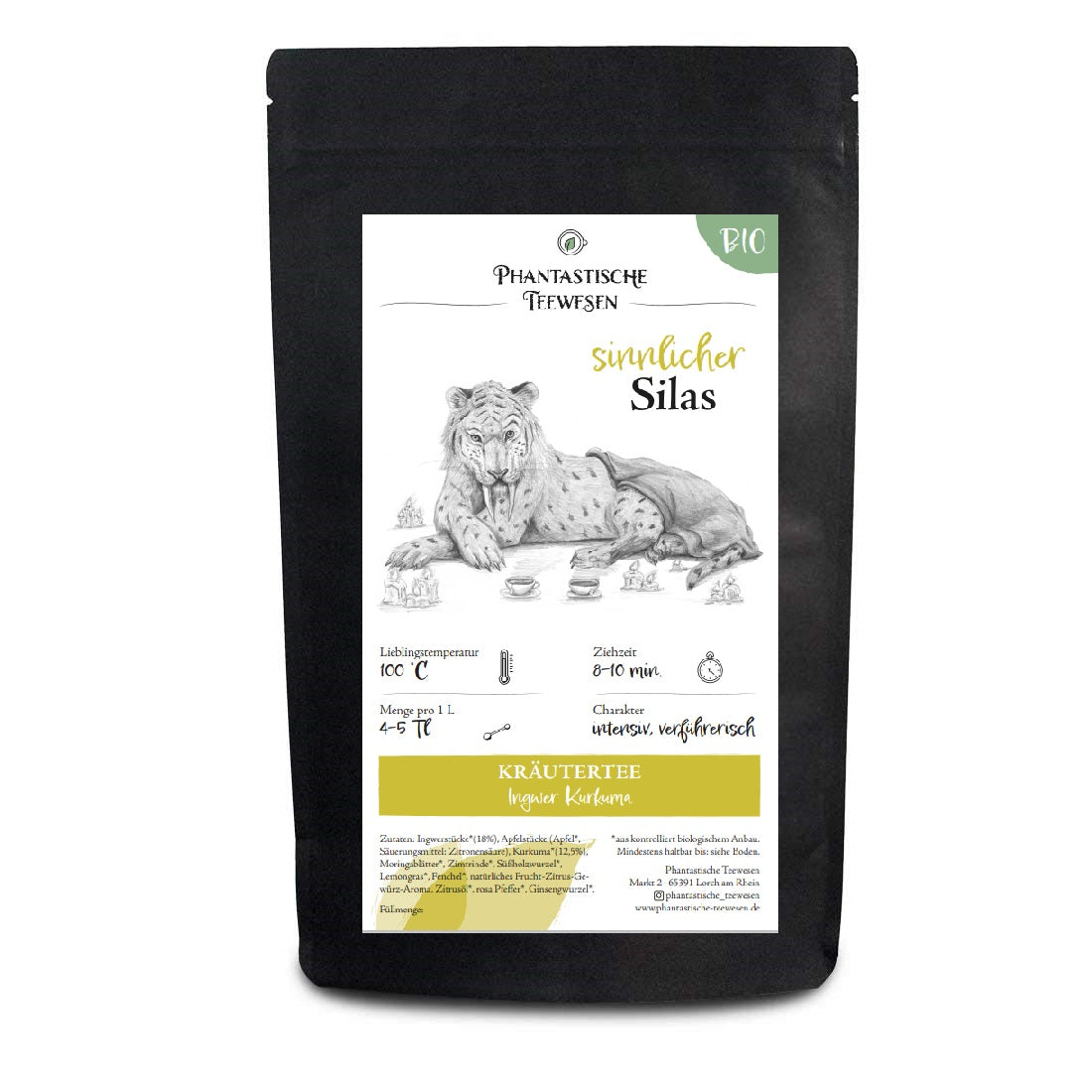 Sinnlicher Silas - Kräutertee Ingwer & Kurkuma