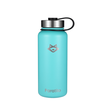 PARATITO Edelstahl-Thermosflasche in Pastell-Türkis