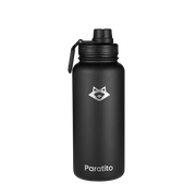 PARATITO Edelstahl-Trinkflasche mit Sportverschluss für Training und Alltag