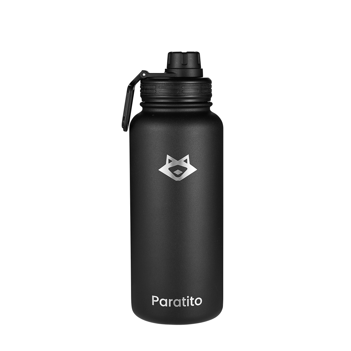 PARATITO Edelstahl-Trinkflasche mit Sportverschluss für Training und Alltag