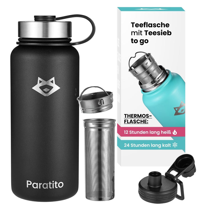 Tee- und Sport-Set Schwarz / 1000ml