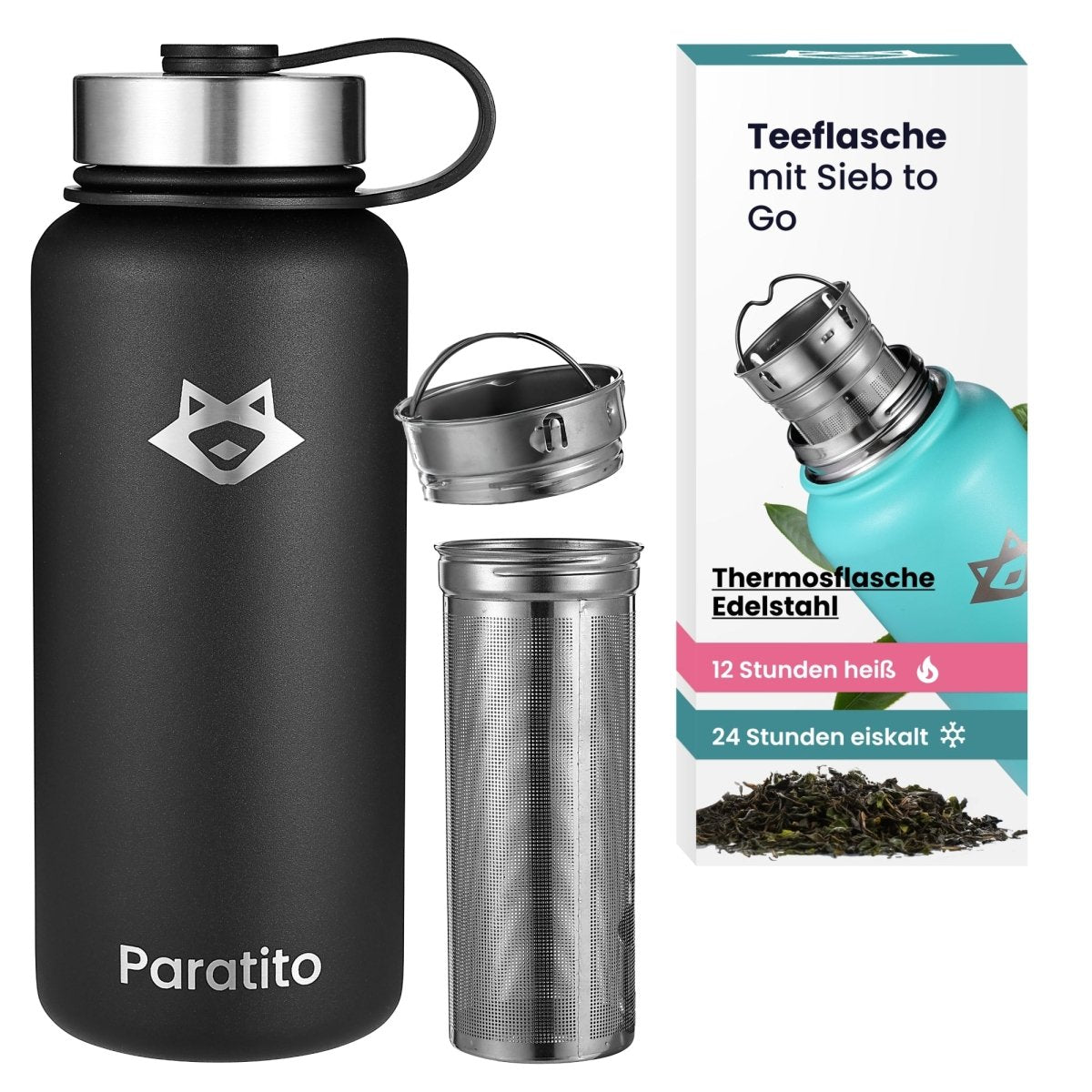 Thermosflasche mit Sieb - Paratito