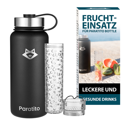 Trinkflasche mit Fruchteinsatz für Infused Water